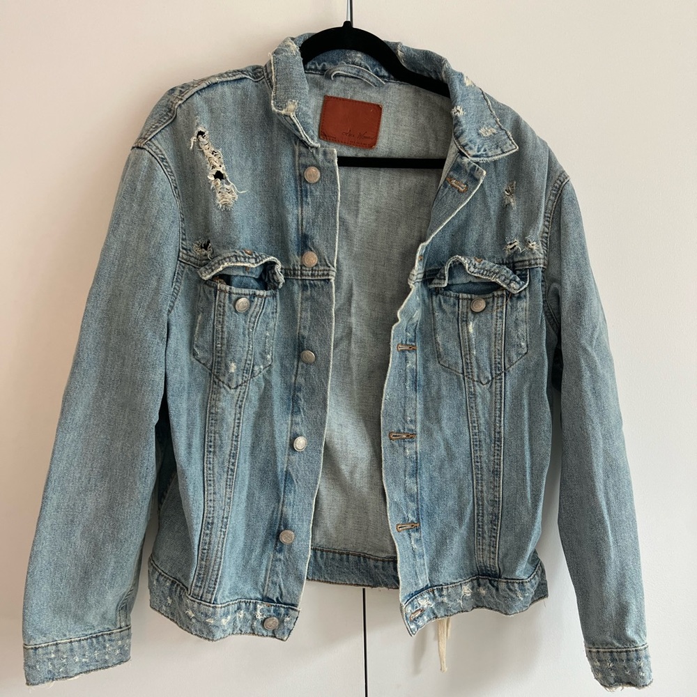 ZARA - Jean jacket with stitching